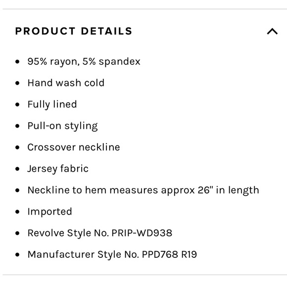 Privacy please revolve off shoulder dress NWT L - Picture 6 of 6